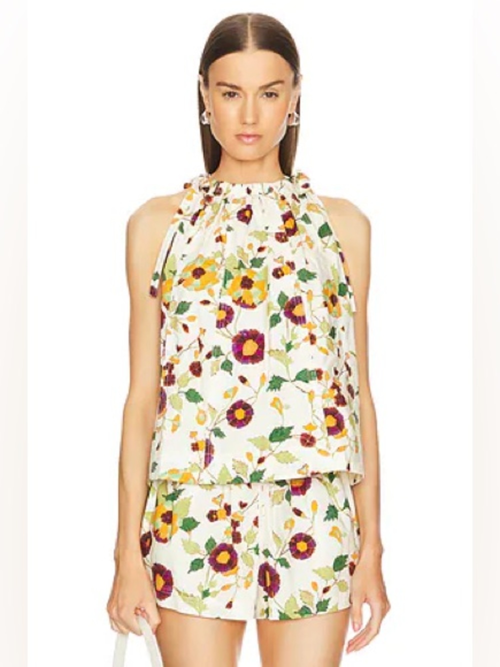 Ulla Johnson Zoe Floral Halter Camisole